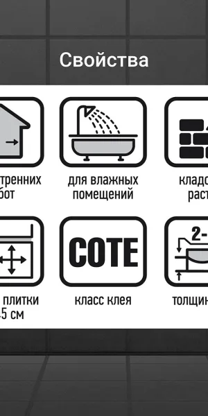 Клей для плитки и камня Unis XXI класс С0 ТE 5 кг