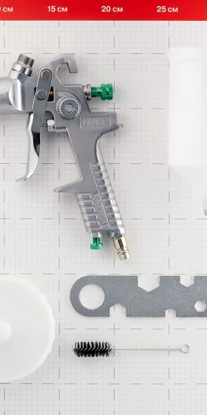 Краскопульт пневматический Pegas Pneumatic HVLP827 1/4 0,6 л (2725)