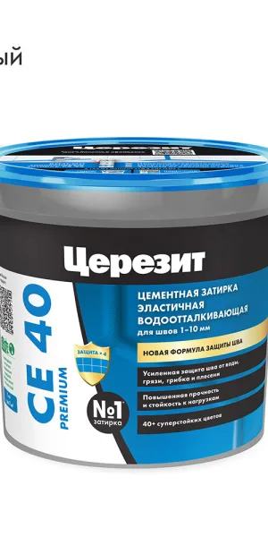 Затирка цементная Церезит CE 40 aquastatic 01 белая 1 кг