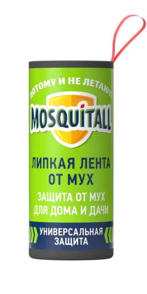 Средство для защиты от мух лента липкая Москитол (4 шт.)