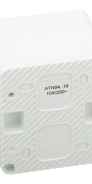 Выключатель Systeme Electric AtlasDesign Profi54 одноклавишный накладной белый (ATN540115)