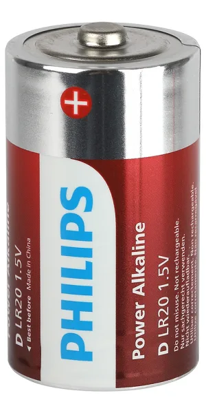 Батарейка Philips Power D LR20 1,5 В (2 шт.) (Б0062732)