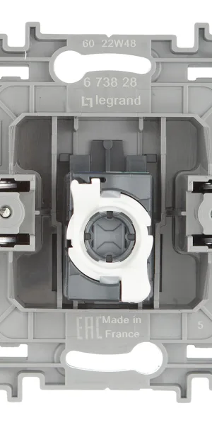 Розетка компьютерная Legrand Inspiria встраиваемая антрацит RJ45 (673828)
