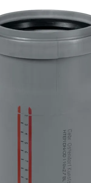 Труба канализационная Ostendorf HTEM d110х3000 мм пластиковая для внутренней канализации (115070)