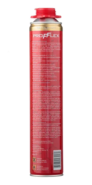 Пена монтажная профессиональная Profflex Pro 65 Plus летняя 850 мл