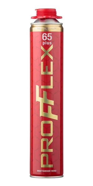 Пена монтажная профессиональная Profflex Pro 65 Plus летняя 850 мл