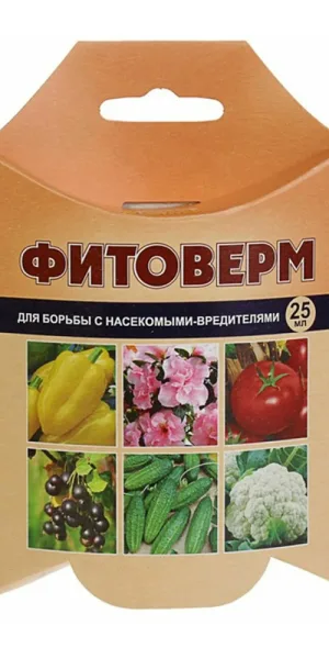 Средство для защиты растений от вредителей Ваше хозяйство Фитоверм 25 мл