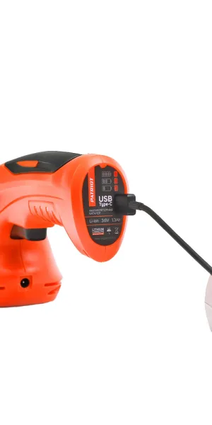 Ножницы аккумуляторные для травы и кустов Patriot Optima CSH 361 3,6В 1,3Ач Li-Ion с телескопической рукояткой 1 АКБ и ЗУ (250203601)