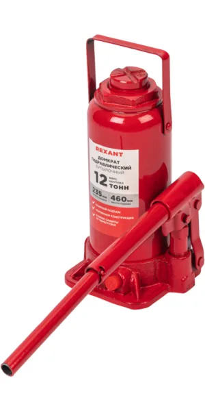 Домкрат гидравлический бутылочный 12 т Rexant (80-0614)