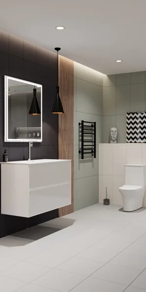 Плитка облицовочная Lavelly Monocromo Green 600x300x9 мм (10 шт.=1,8 кв.м)