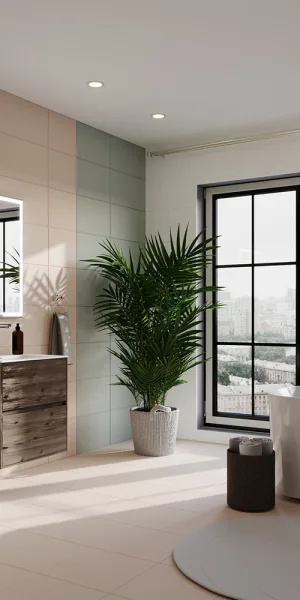Плитка облицовочная Lavelly Monocromo Green 600x300x9 мм (10 шт.=1,8 кв.м)