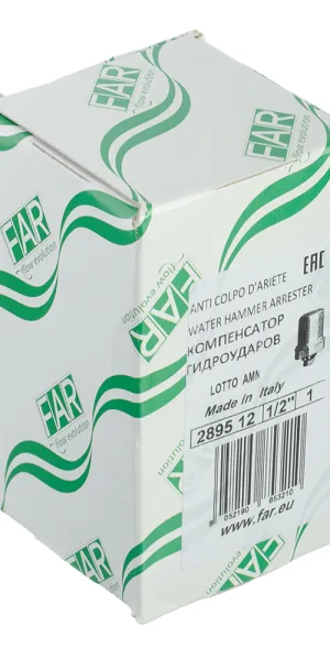 Компенсатор гидроударов Far 1/2 НР(ш) 10-50 бар (FA 2895 12)