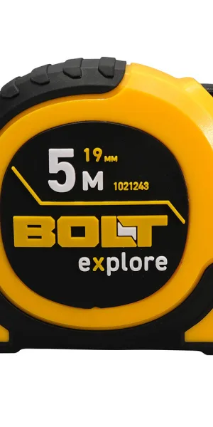 Рулетка Bolt eXplore с автостопом магнитная 5 м x 19 мм