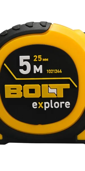 Рулетка Bolt eXplore с автостопом магнитная 5 м x 25 мм