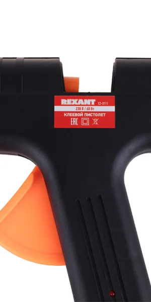 Пистолет клеевой электрический Rexant 60 Вт (12-0111)