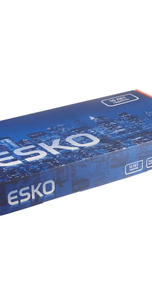 Смеситель для кухни Esko K15B черный с гибким изливом однорычажный
