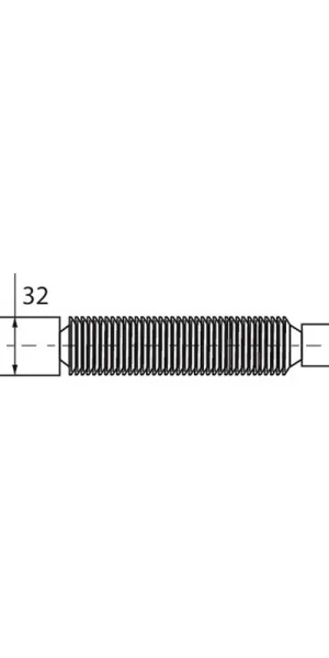 Гибкое соединение для сифона Wirquin d32х32/40 мм (30718004)