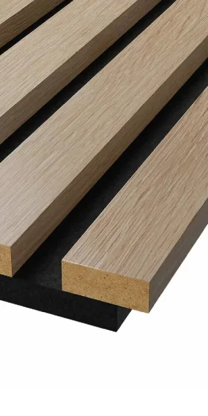 Панель акустическая 298х2750х19 мм Cosca Decor ясень тирамису 1,64 кв.м (2 шт.)