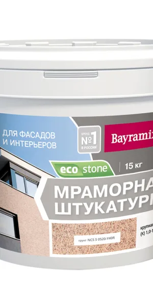 Штукатурка декоративная мраморная Bayramix EcoStone 970 15 кг