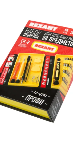 Набор отверток для точечных работ Rexant (12-4761) (38 шт.)