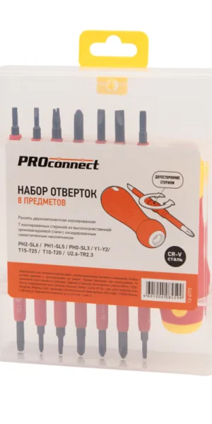 Набор отверток для электромонтажа Proconnect (12-4773) (8 шт.)
