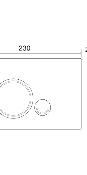 Клавиша смыва для инсталляций BelBagno Sfera белая (BB014-SR-BIANCO)