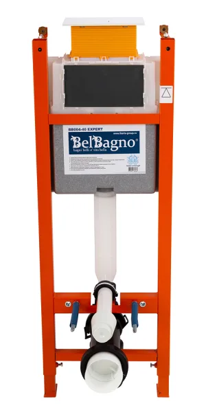 Инсталляция BelBagno Expert 40 для подвесного унитаза узкая без кнопки (BB004-40 EXPERT)