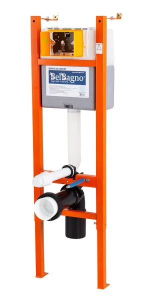 Инсталляция BelBagno Expert 40 для подвесного унитаза узкая без кнопки (BB004-40 EXPERT)