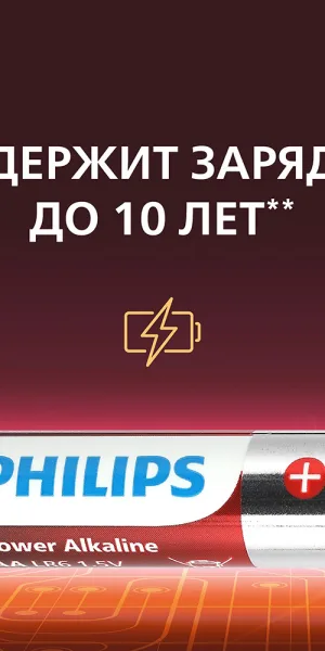 Батарейка Philips Power пальчиковая АА 1,5 В (20 шт.) (Б0064673)
