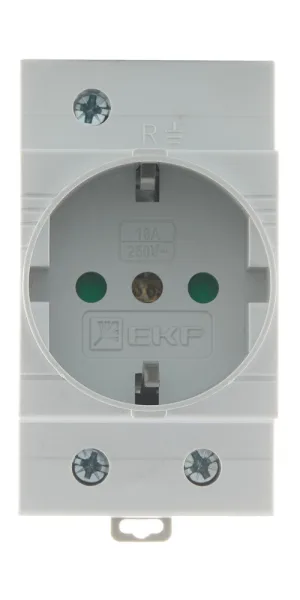 Розетка щитовая модульная EKF PROxima РДЕ-47 (mdse-47-pro) 230 В 16 А 1P+N+PE