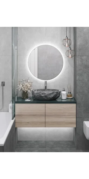 Керамогранит Delacora Chrome темно-серый матовый 1200х600х9,5 мм (2 шт.=1,44 кв.м)
