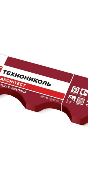 Черепица гибкая Шинглас Оптима серая 3 кв.м