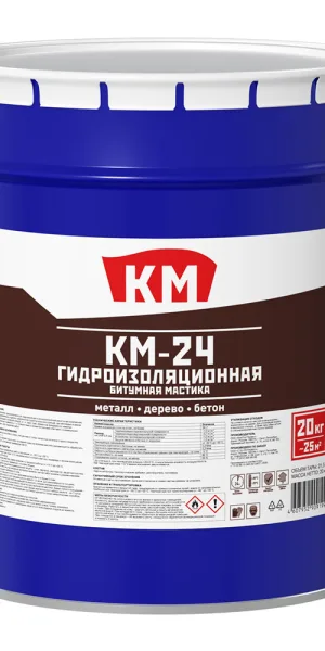 Мастика битумная гидроизоляционная КМ-24 20 кг