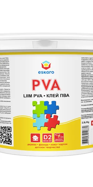 Клей ПВА Eskaro PVA 2,5 кг