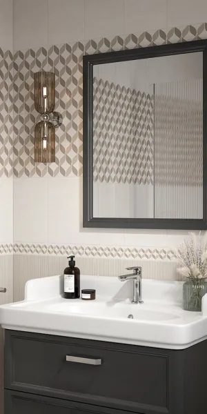 Плитка облицовочная Kerama Marazzi Орсони серая светлая 300x200x6,9 мм (25 шт.=1,5 кв.м)