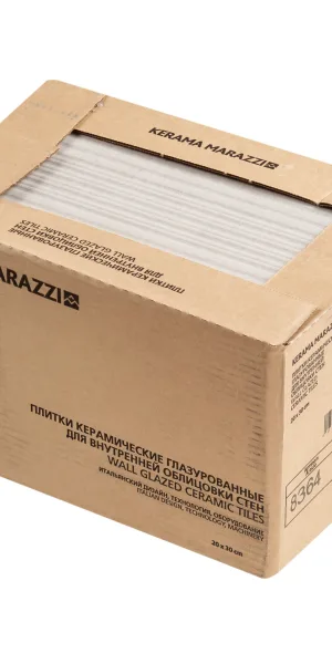 Плитка облицовочная Kerama Marazzi Орсони серая светлая рельеф 300x200x8,6 мм (20 шт.=1,2 кв.м)
