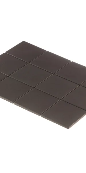 Мозаика Kerama Marazzi Агуста черная из керамогранита 400х300х7 мм квадрат (8 шт.=0,922 кв.м)