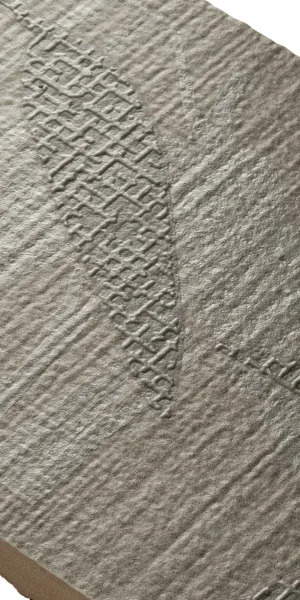 Плитка бордюр Kerama Marazzi Тессуто бамбук серая 250x77x8 мм