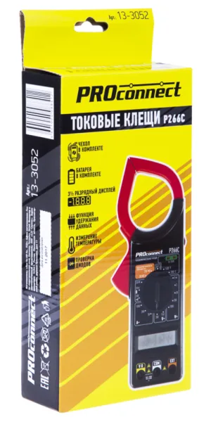 Клещи токовые Proconnect P266C (13-3052)