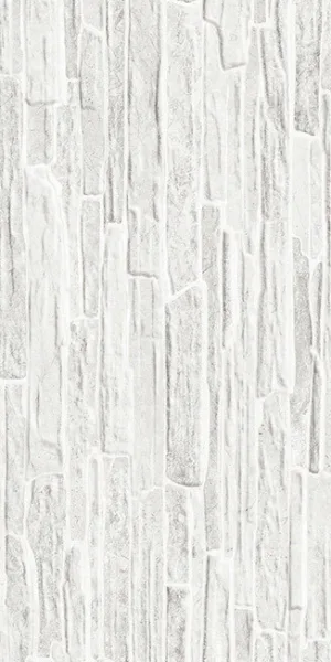 Плитка облицовочная Alma Ceramica Rocko белая 01 600x200x7,5 мм (16 шт.=1,92 кв.м)