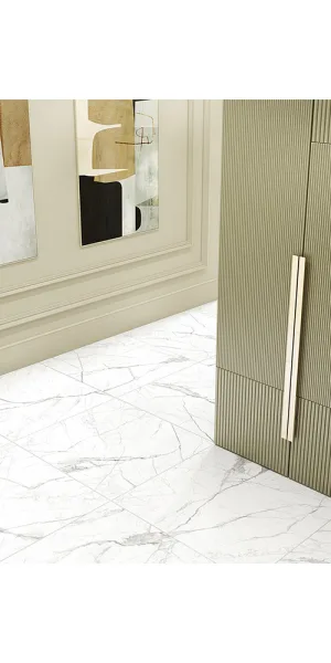Керамогранит Alma Ceramica Laurent белый 600x600x9 мм (5 шт.=1,8 кв.м)