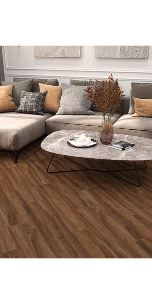 Керамогранит Alma Ceramica Ironwood темно-коричневый 900х200х7 мм (9 шт.=1,62 кв.м)
