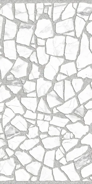 Керамогранит Alma Ceramica Laurent белый мозаика 600x600x9 мм (5 шт.=1,8 кв.м)