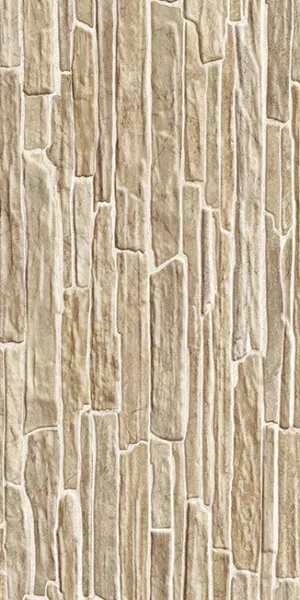 Плитка облицовочная Alma Ceramica Rocko бежевая 01 600x200x7,5 мм (16 шт.=1,92 кв.м)