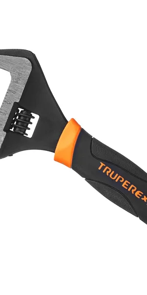 Ключ разводной с тонкими губками Truper Expert 150 мм с увеличенным захватом двухкомпонентная рукоятка