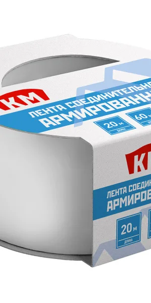 Лента соединительная армированная КМ 60 мм х 20 м