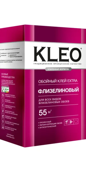 Клей для флизелиновых обоев Kleo Extra 55 380 г