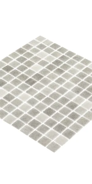 Мозаика Mir Mosaic Natural Steppa светло-серая стеклянная 315х315х5 мм глянцевая