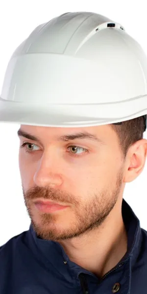 Каска защитная Delta Plus Quartz Up IV белая с храповиком (QUARUP4BC)