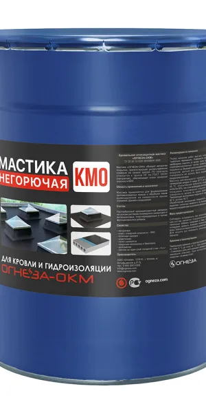 Мастика негорючая каучуко-асбестовая Огнеза ОКМ 20 кг